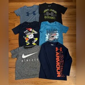 Under Armour/Nike Kids shirt bundle